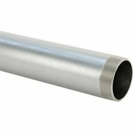 BSC PREFERRED Standard-Wall 316/316L Stainless Steel Pipe Threaded on Both Ends 4 NPT 24 Long 4816K331